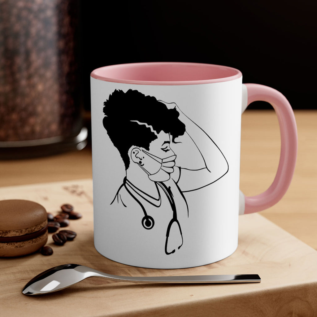 black nurse 3#- Black women - Girls-Mug / Coffee Cup