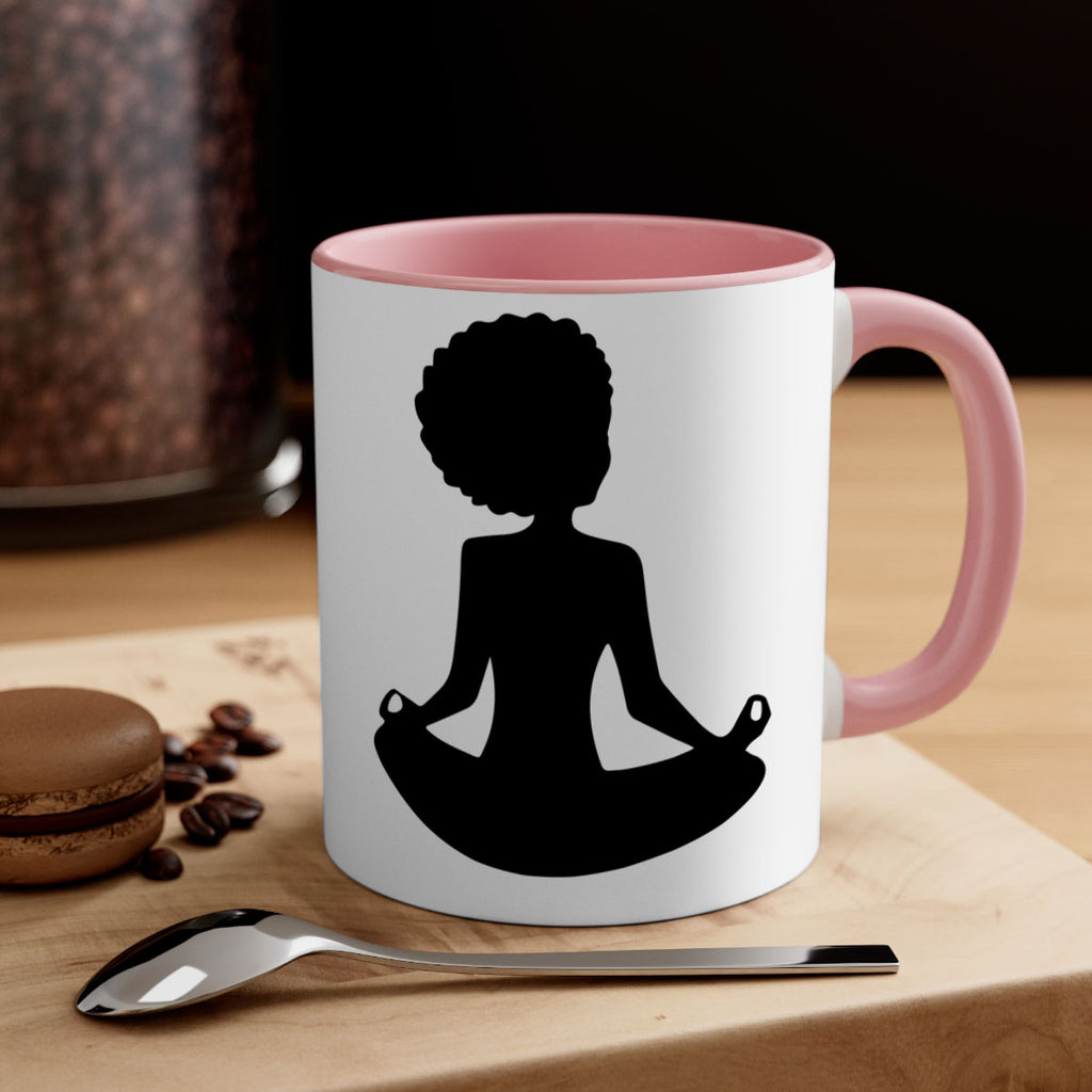 black woman sitting 8#- Black women - Girls-Mug / Coffee Cup