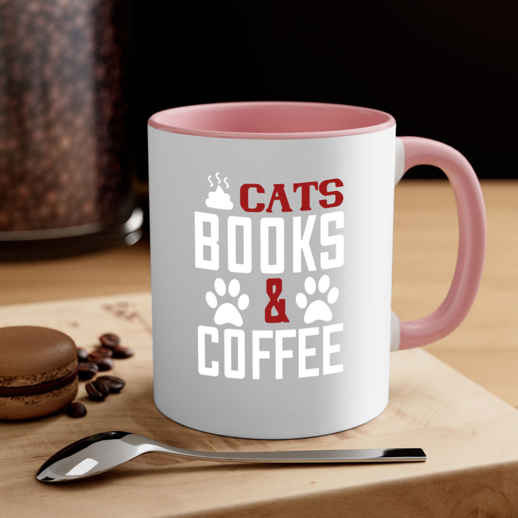 cats books and coffee Style 38#- cat-Mug / Coffee Cup