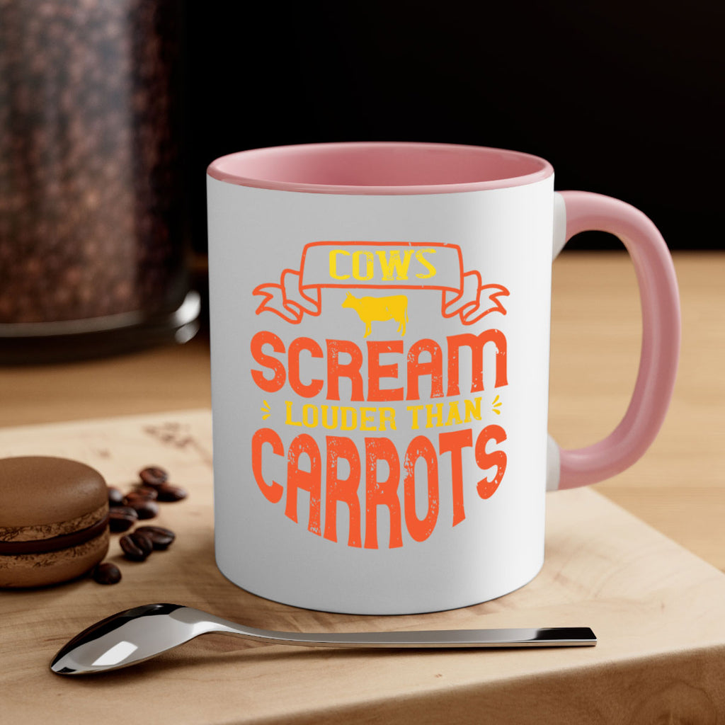 cows scream louder than carrots 71#- vegan-Mug / Coffee Cup