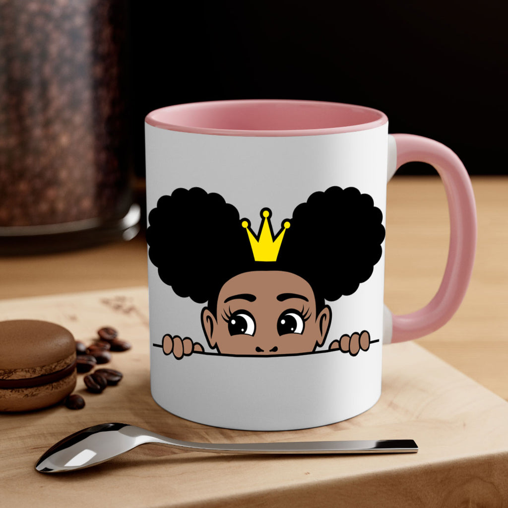 crown afro puffs 51#- Black women - Girls-Mug / Coffee Cup