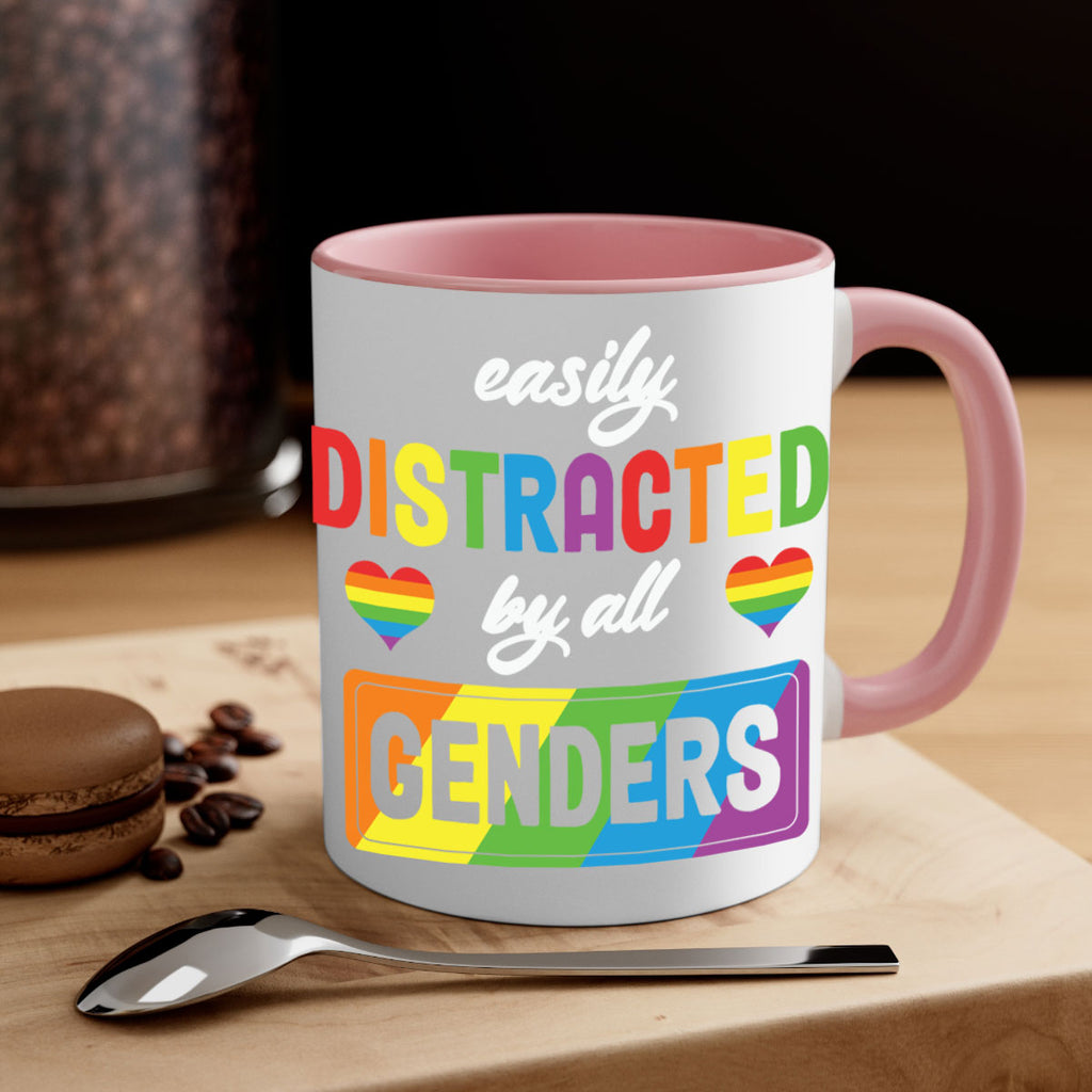 easily distracted by all genders lgbt 142#- lgbt-Mug / Coffee Cup