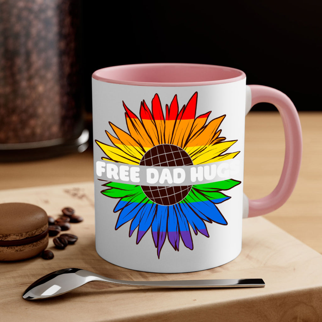 free dad hugs pride lgbt lgbt 140#- lgbt-Mug / Coffee Cup
