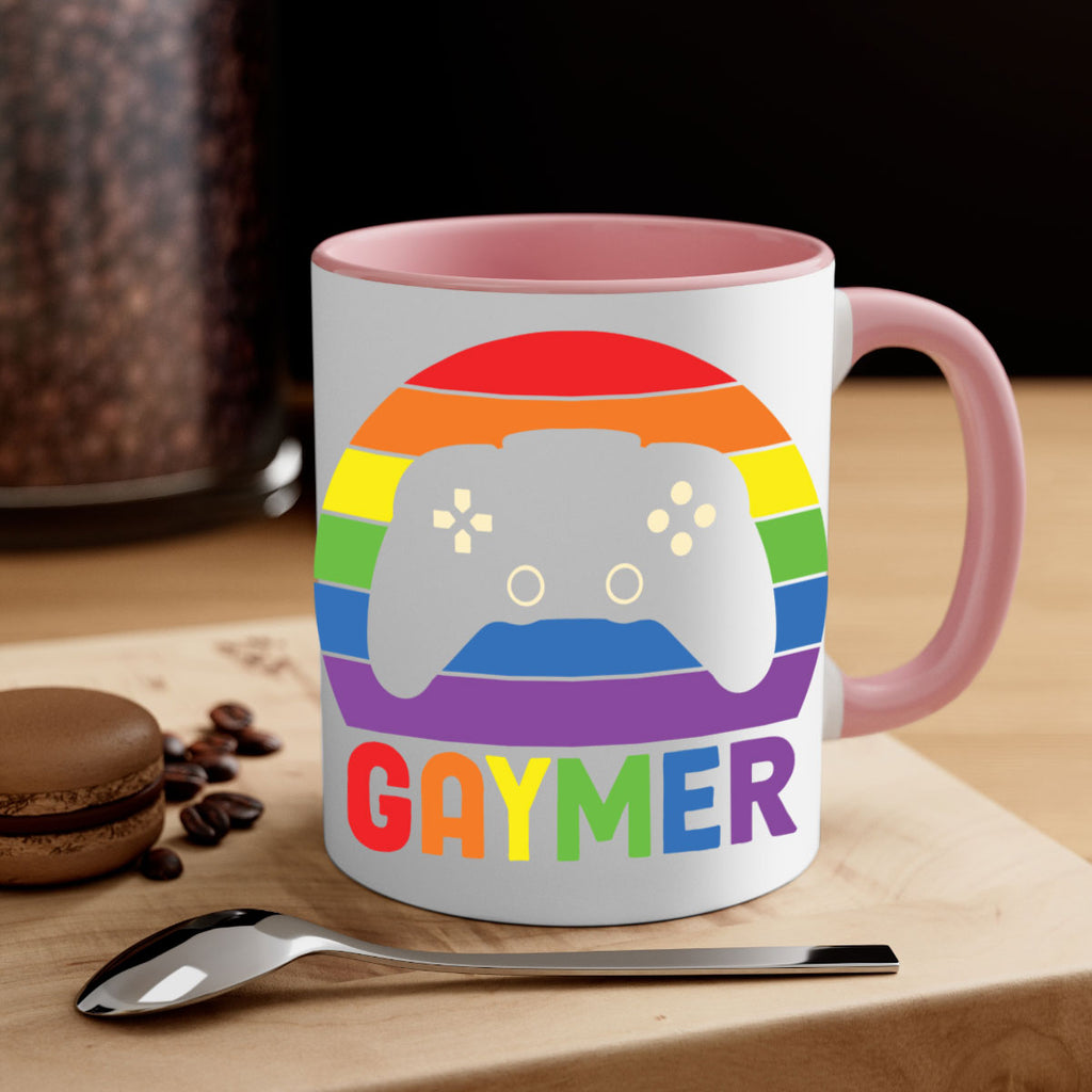 gaymer lgbt gamer rainbow flag lgbt 135#- lgbt-Mug / Coffee Cup