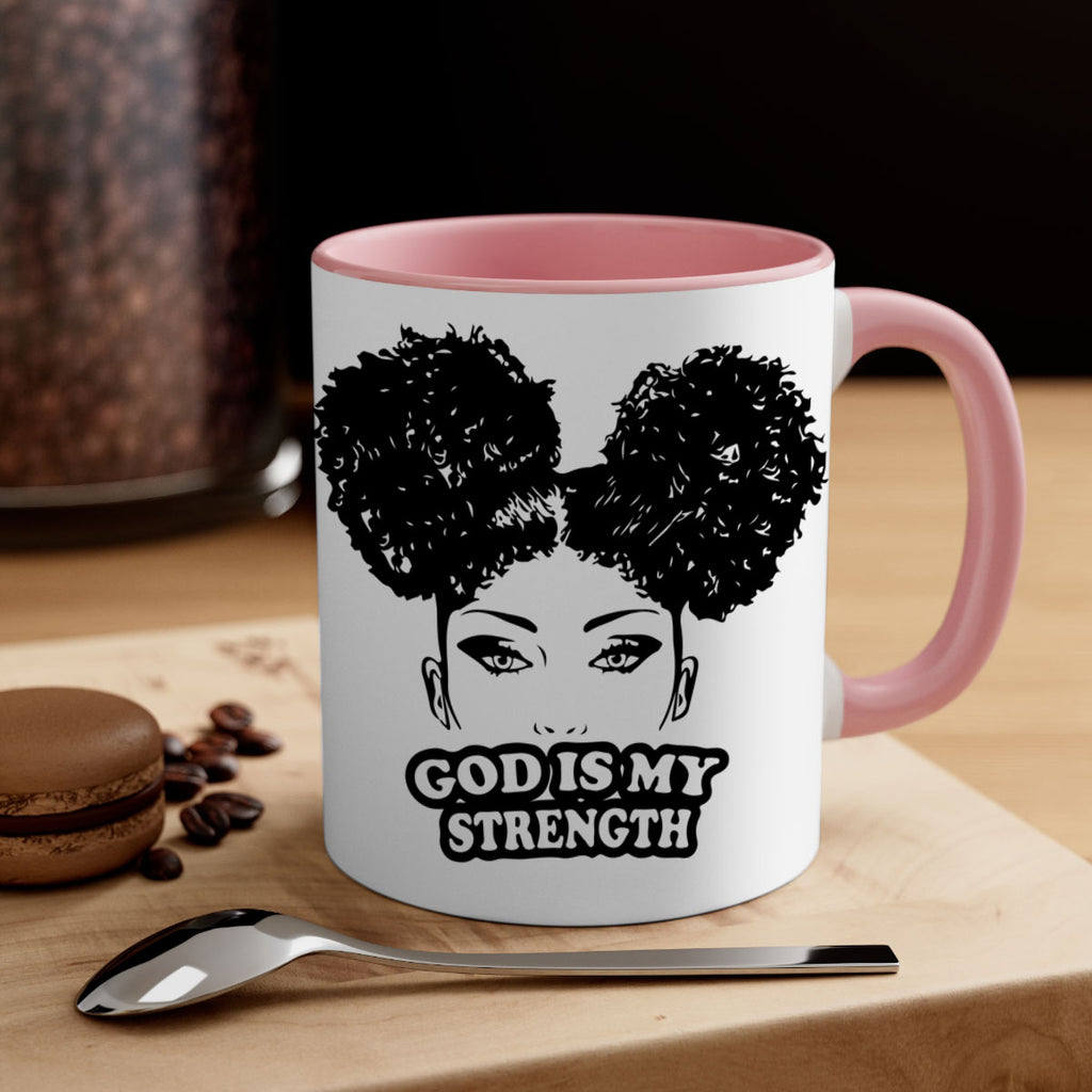 god is my strength 2#- Black women - Girls-Mug / Coffee Cup
