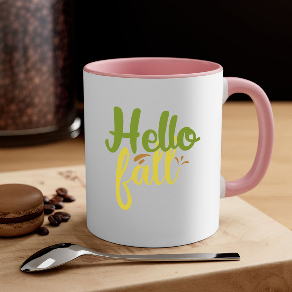 hello fall 55#- thanksgiving-Mug / Coffee Cup