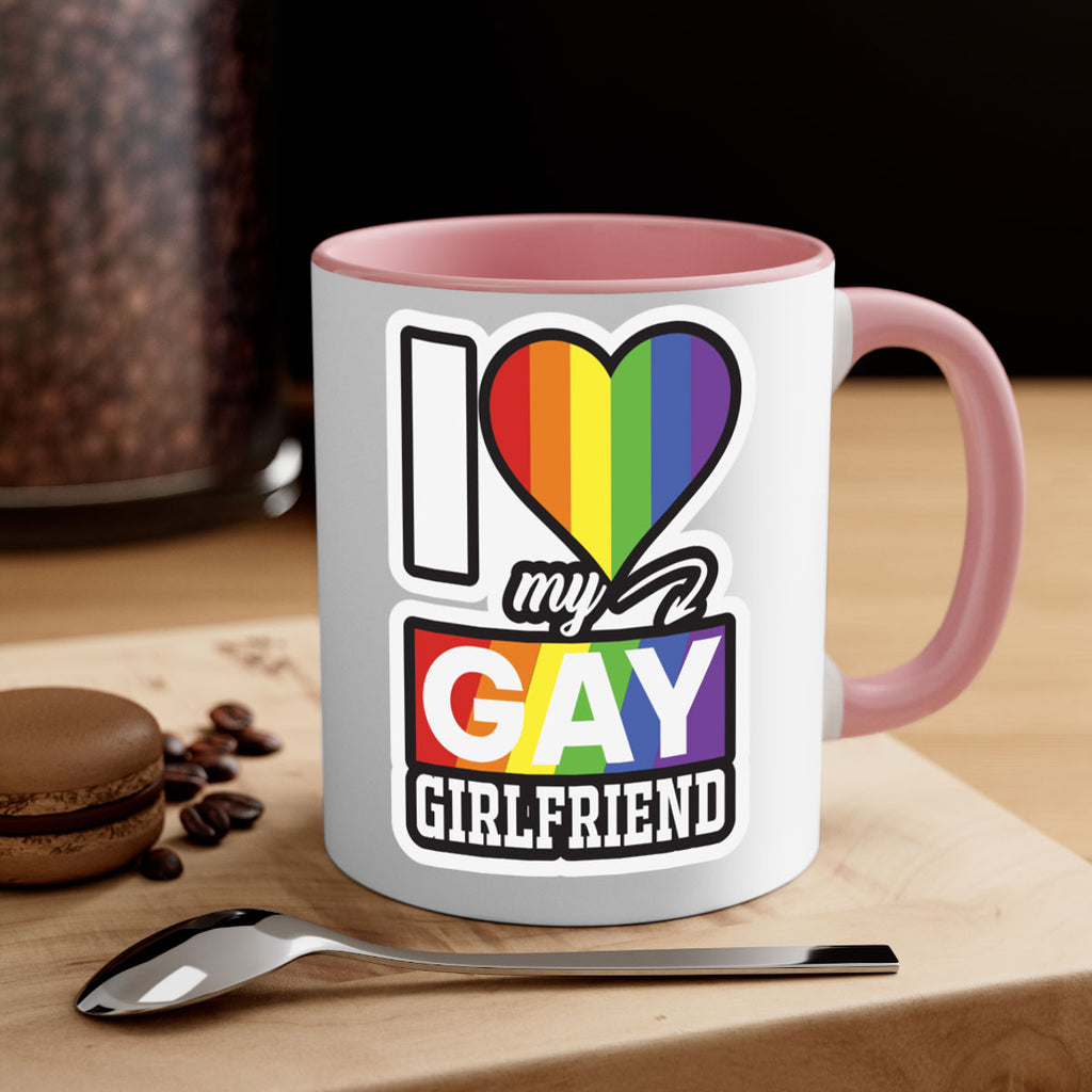 i love my gay girlfriend lgbt 126#- lgbt-Mug / Coffee Cup