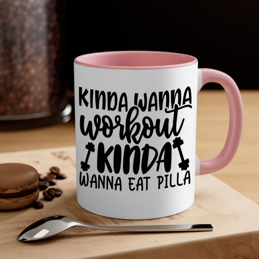 kinda wanna workout kinda wanna eat pilla 37#- gym-Mug / Coffee Cup
