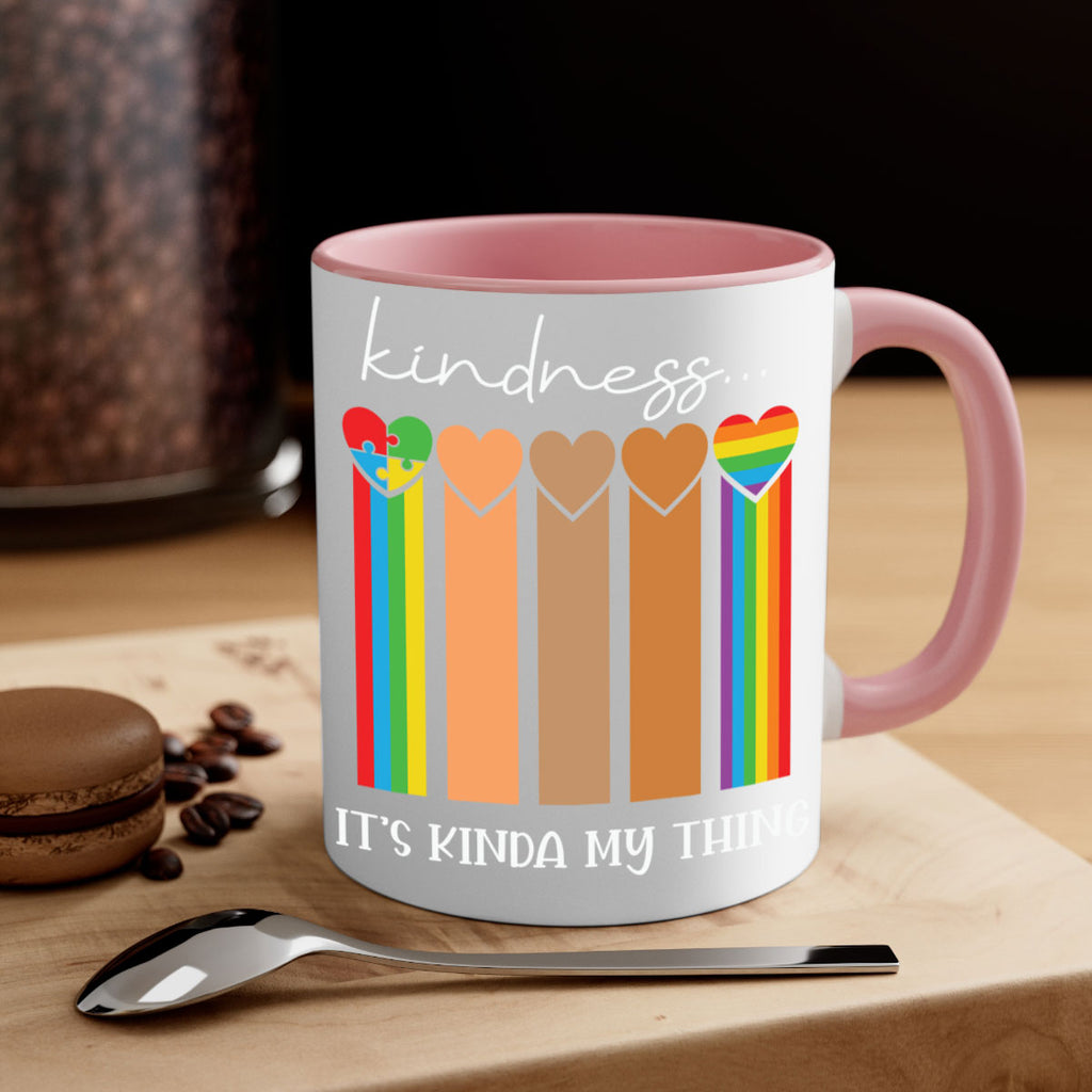 kindness its kinda my thing lgbt 110#- lgbt-Mug / Coffee Cup