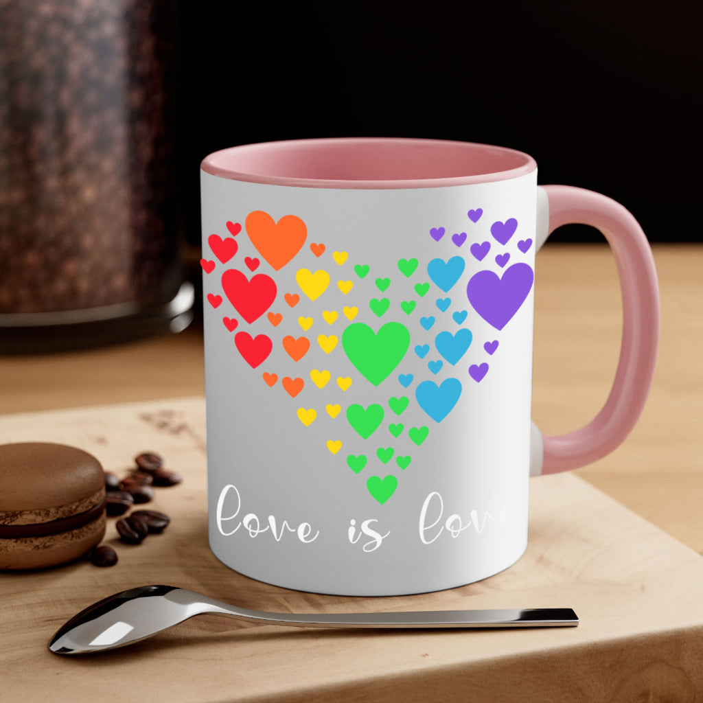 lgbt heart shape by heart 103#- lgbt-Mug / Coffee Cup