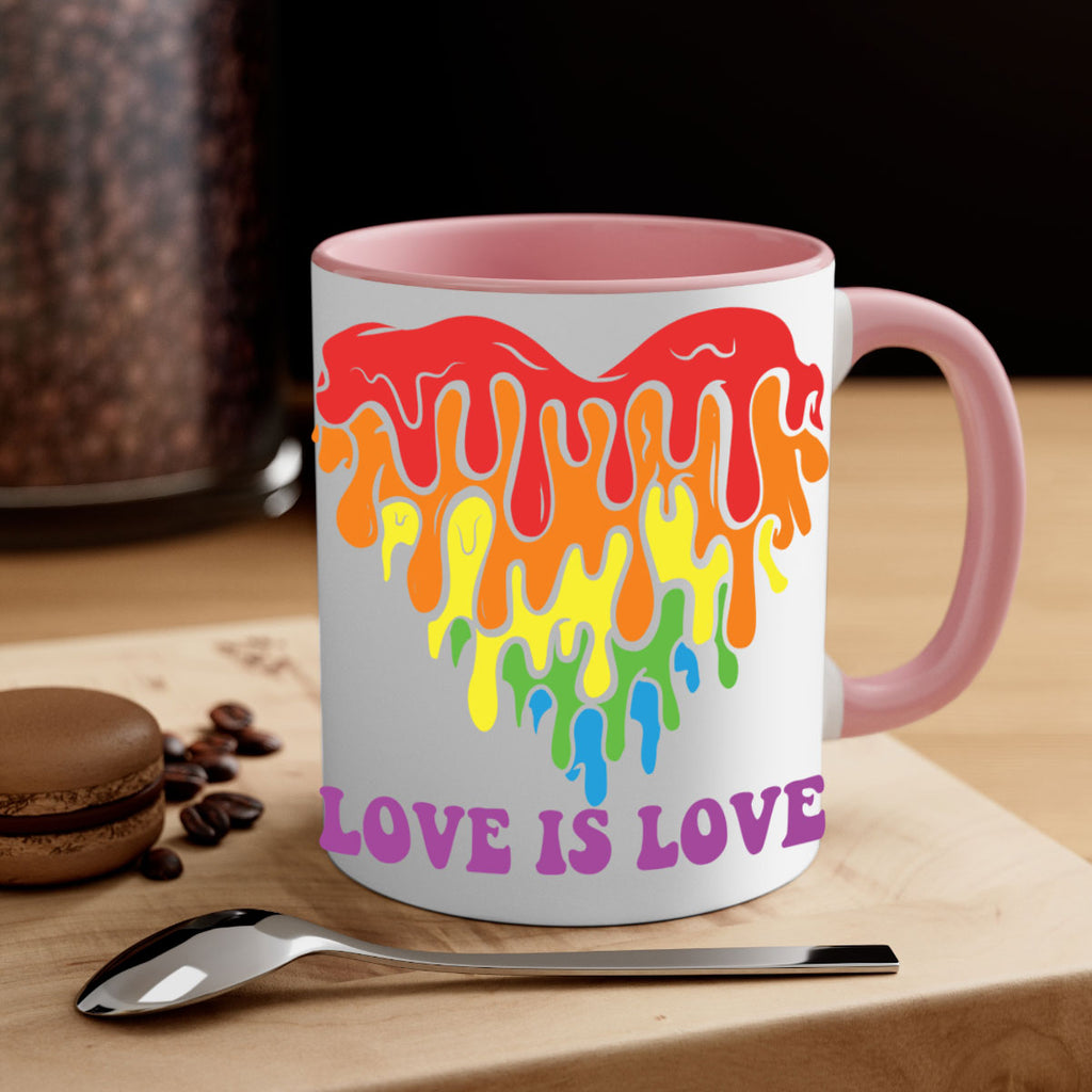 love is love rainbow ice lgbt 85#- lgbt-Mug / Coffee Cup