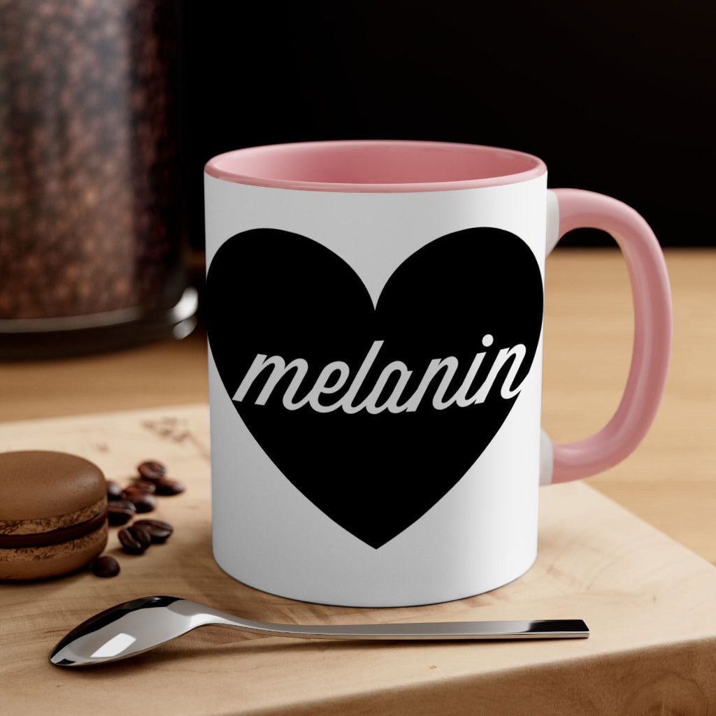 melanin loveheart 76#- black words - phrases-Mug / Coffee Cup