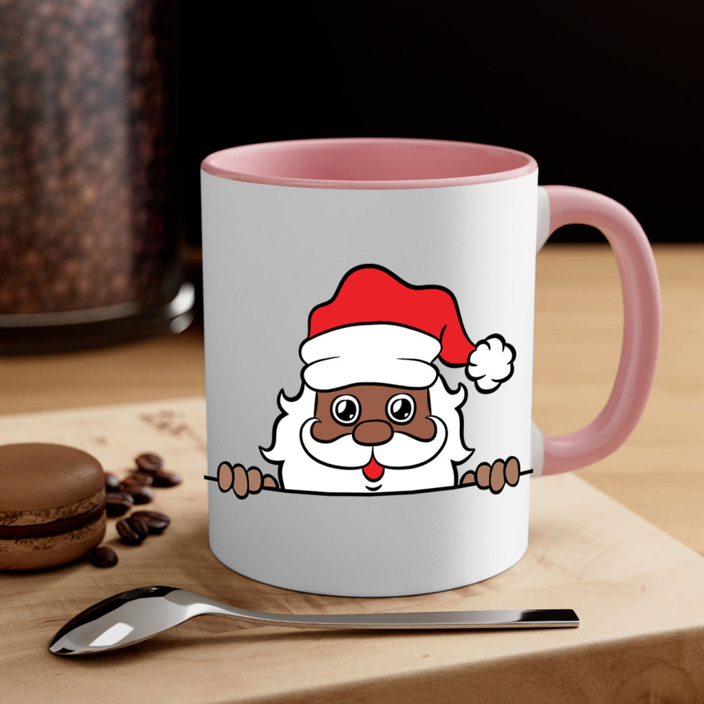 peekaboo black santa 19#- Black men - Boys-Mug / Coffee Cup