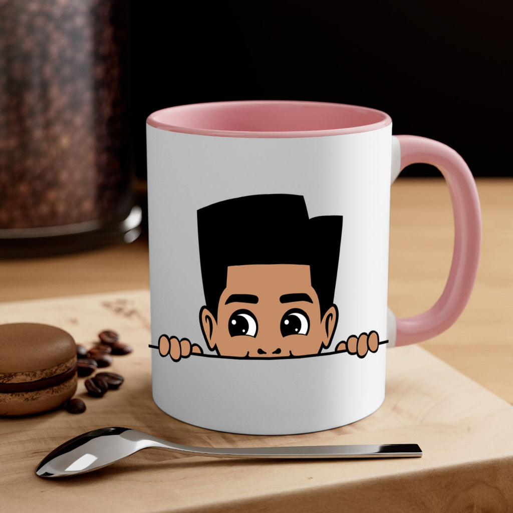 peekaboo boy 18#- Black men - Boys-Mug / Coffee Cup