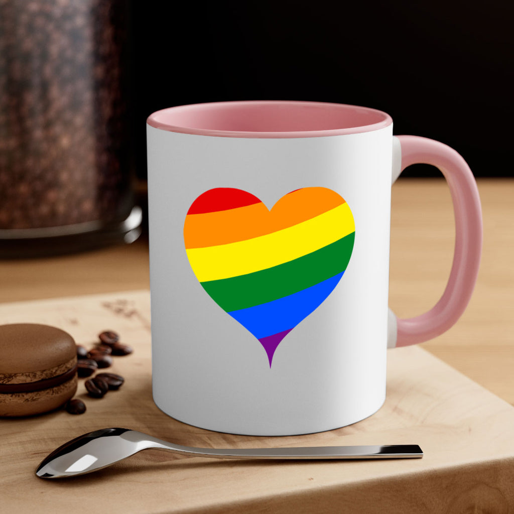 rainbow hear 8#- lgbt-Mug / Coffee Cup