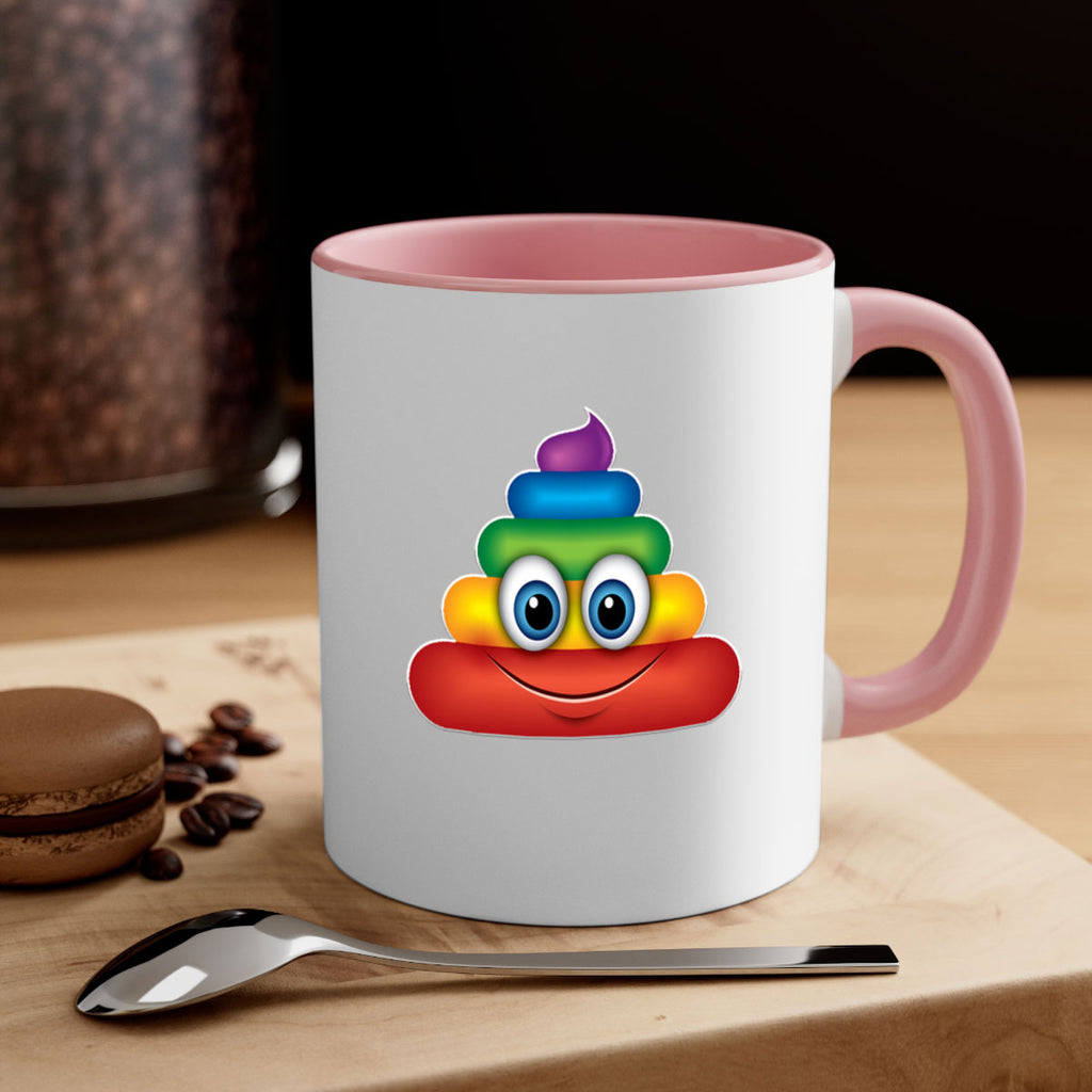 rainbow poop emoji 4#- lgbt-Mug / Coffee Cup