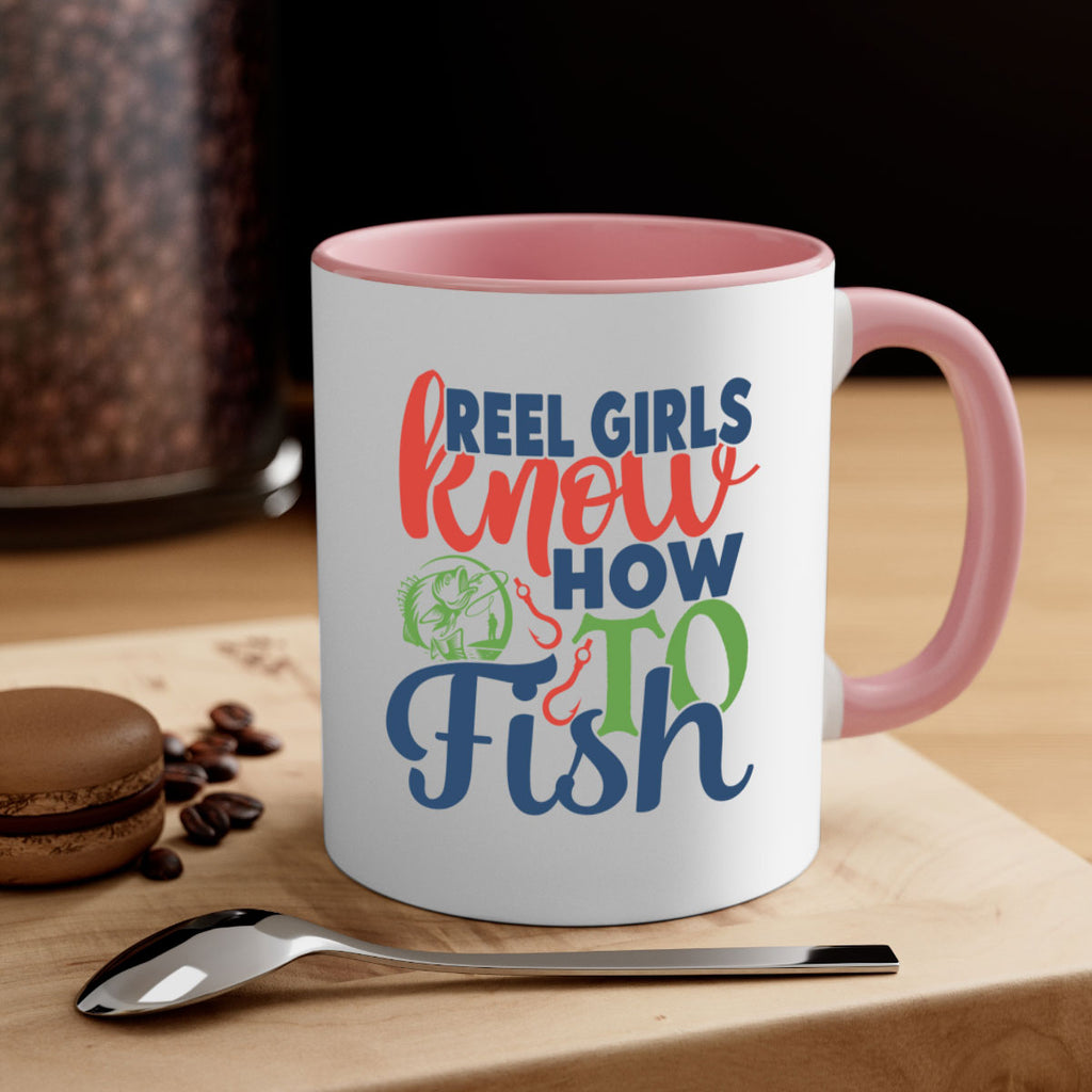 reel girls know how to fish 197#- fishing-Mug / Coffee Cup
