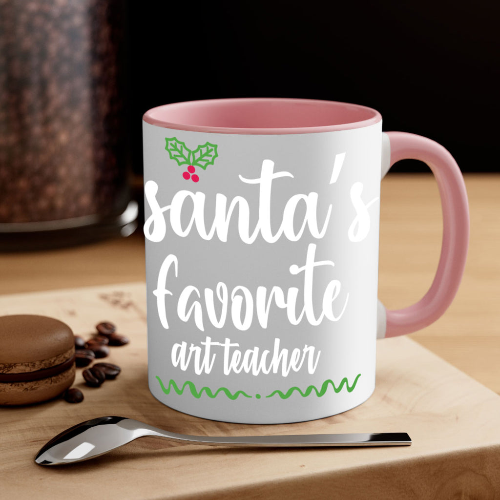 santa's favorite art teacher style 612#- christmas-Mug / Coffee Cup