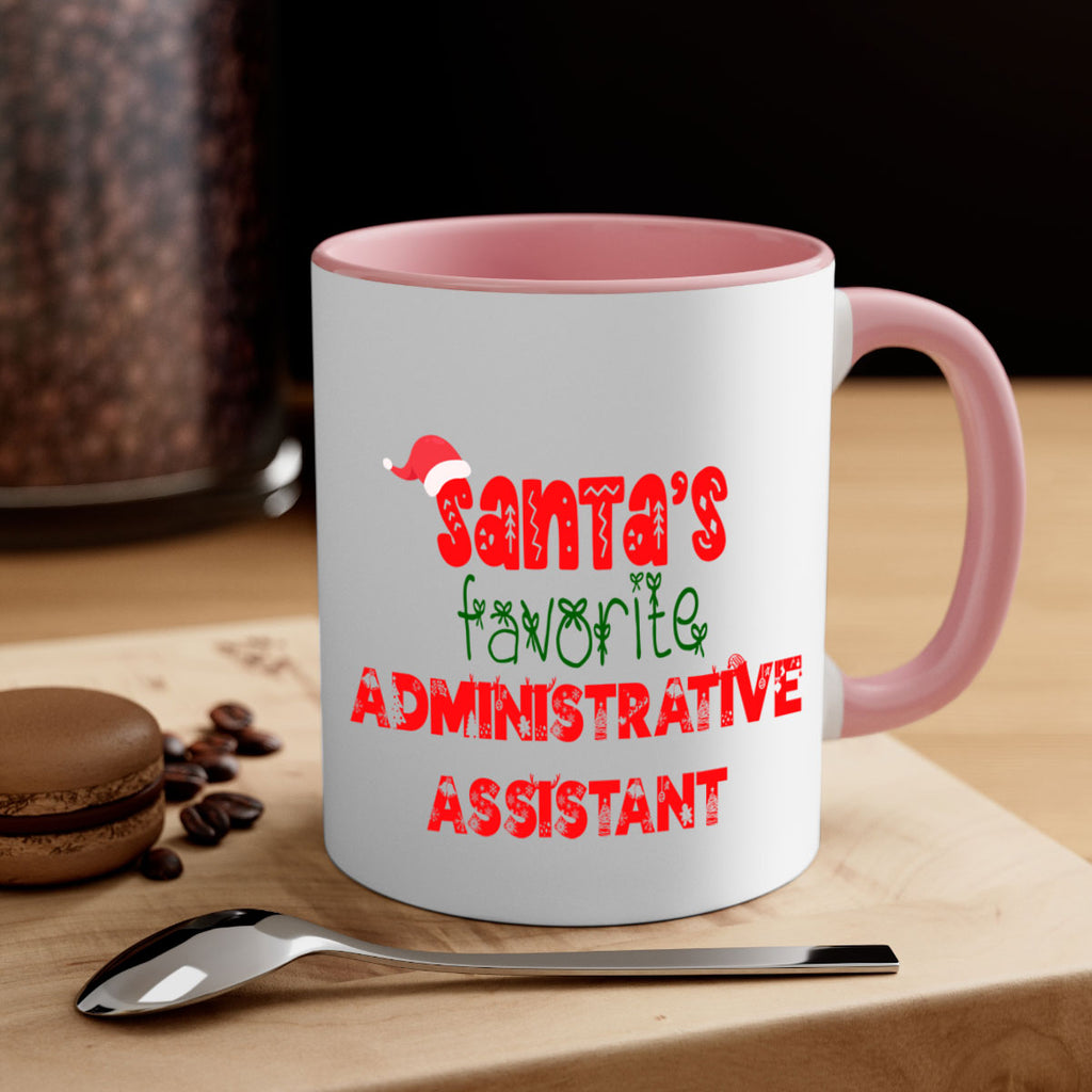 santas favorite administrative assistant style 623#- christmas-Mug / Coffee Cup