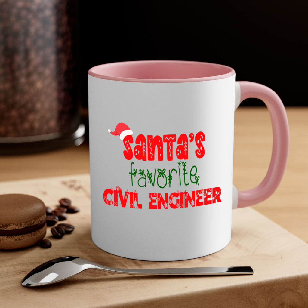 santas favorite civil engineer style 717#- christmas-Mug / Coffee Cup