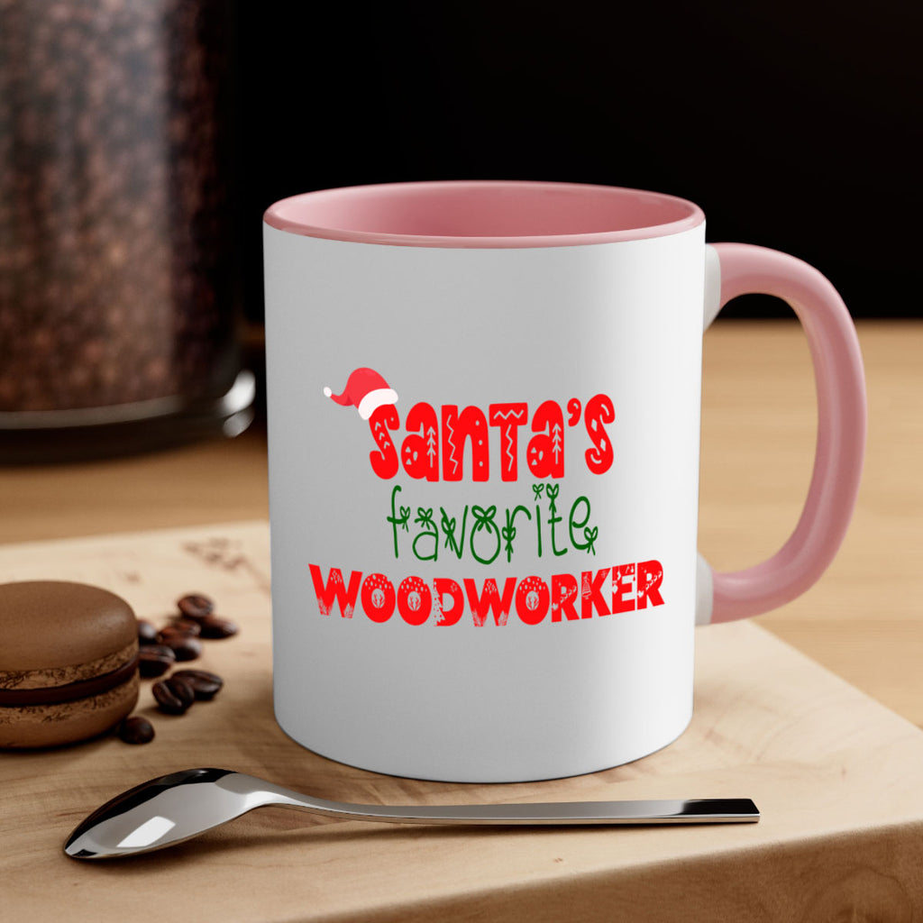 santas favorite woodworker style 1157#- christmas-Mug / Coffee Cup