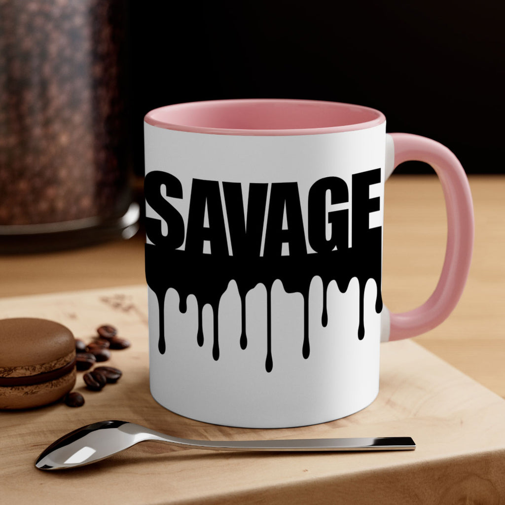 savage drip 41#- black words - phrases-Mug / Coffee Cup