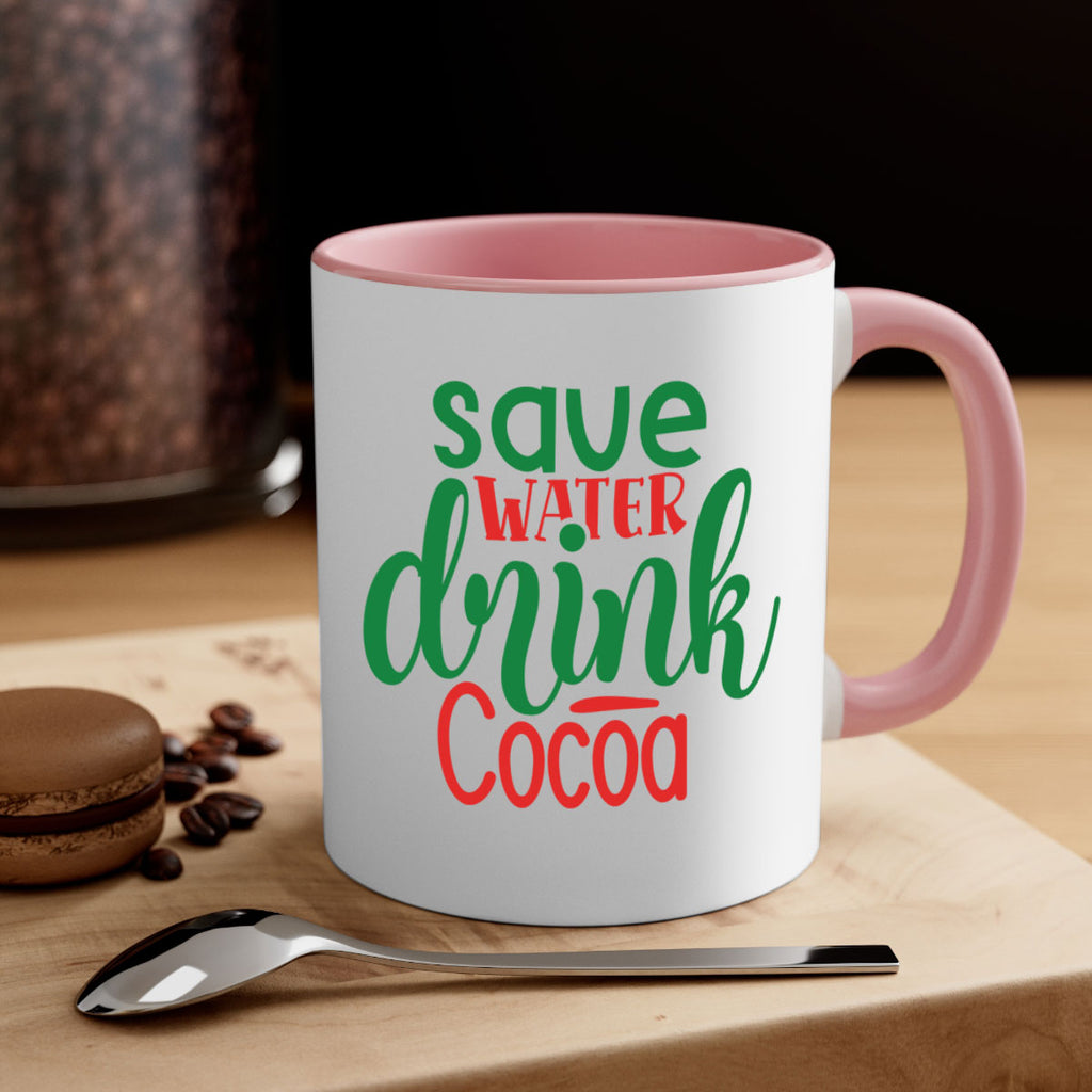 save water drink cocoa style 1167#- christmas-Mug / Coffee Cup