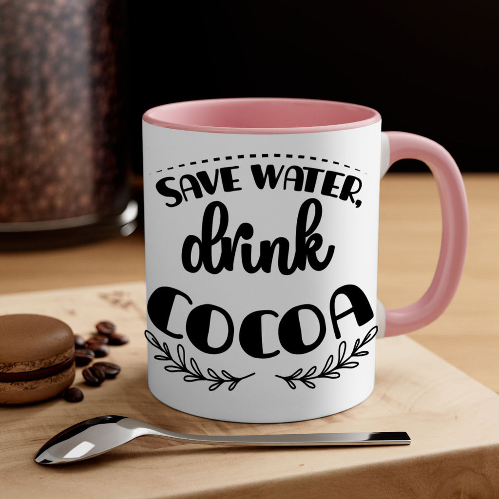 save water, drink cocoa style 1168#- christmas-Mug / Coffee Cup