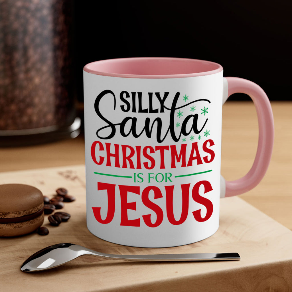 silly santa christmas is for jesus style 1174#- christmas-Mug / Coffee Cup
