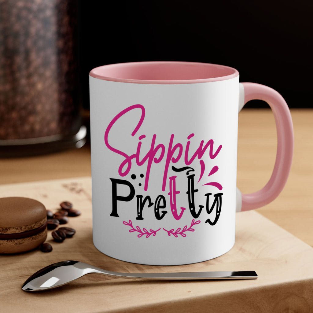 sippin pretty 161#- wine-Mug / Coffee Cup