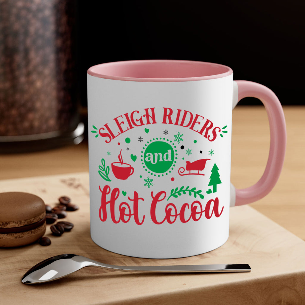 sleigh riders and hot cocoa style 1176#- christmas-Mug / Coffee Cup
