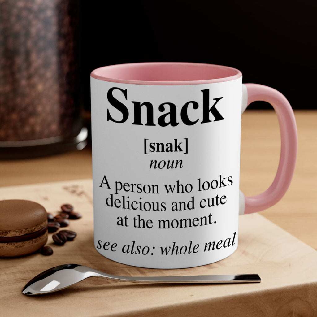 snack definition 29#- black words - phrases-Mug / Coffee Cup