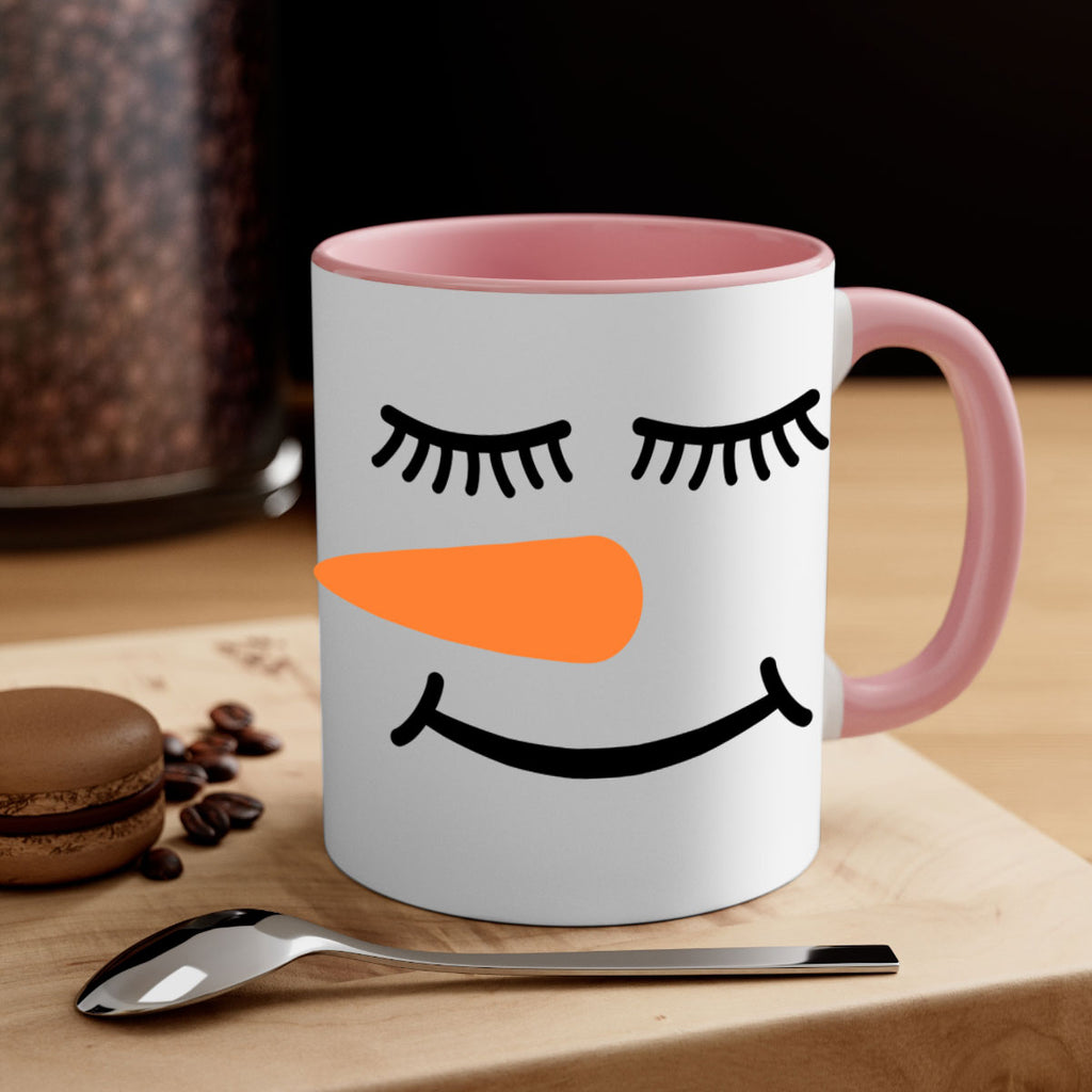 snowman face #- christmas-Mug / Coffee Cup