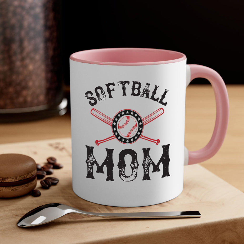 softball mom 66#- mom-Mug / Coffee Cup