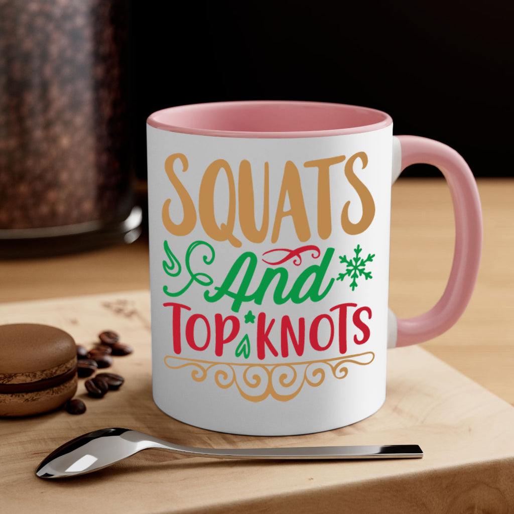 squats and top knots 10#- christmas-Mug / Coffee Cup