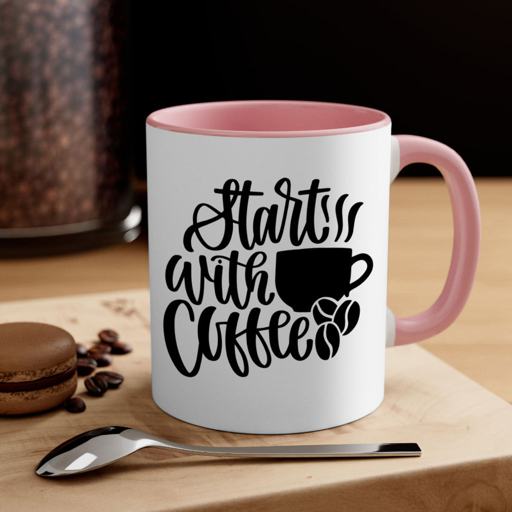 start with coffee 33#- coffee-Mug / Coffee Cup