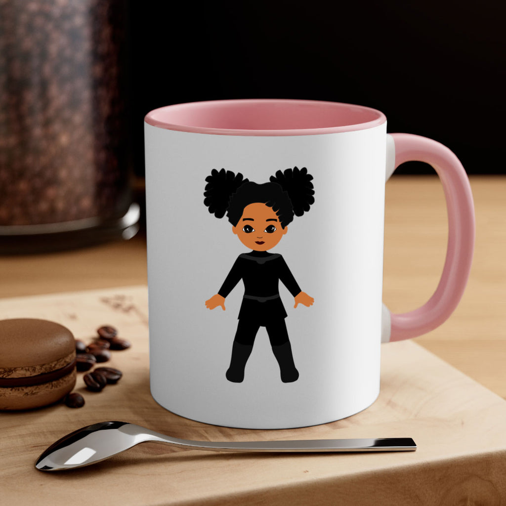 super kids girl 8#- Black women - Girls-Mug / Coffee Cup