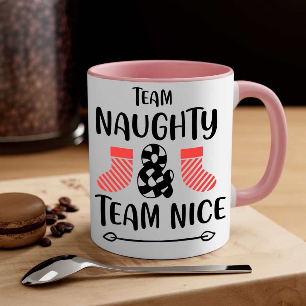 team naughty & team nice style 1188#- christmas-Mug / Coffee Cup