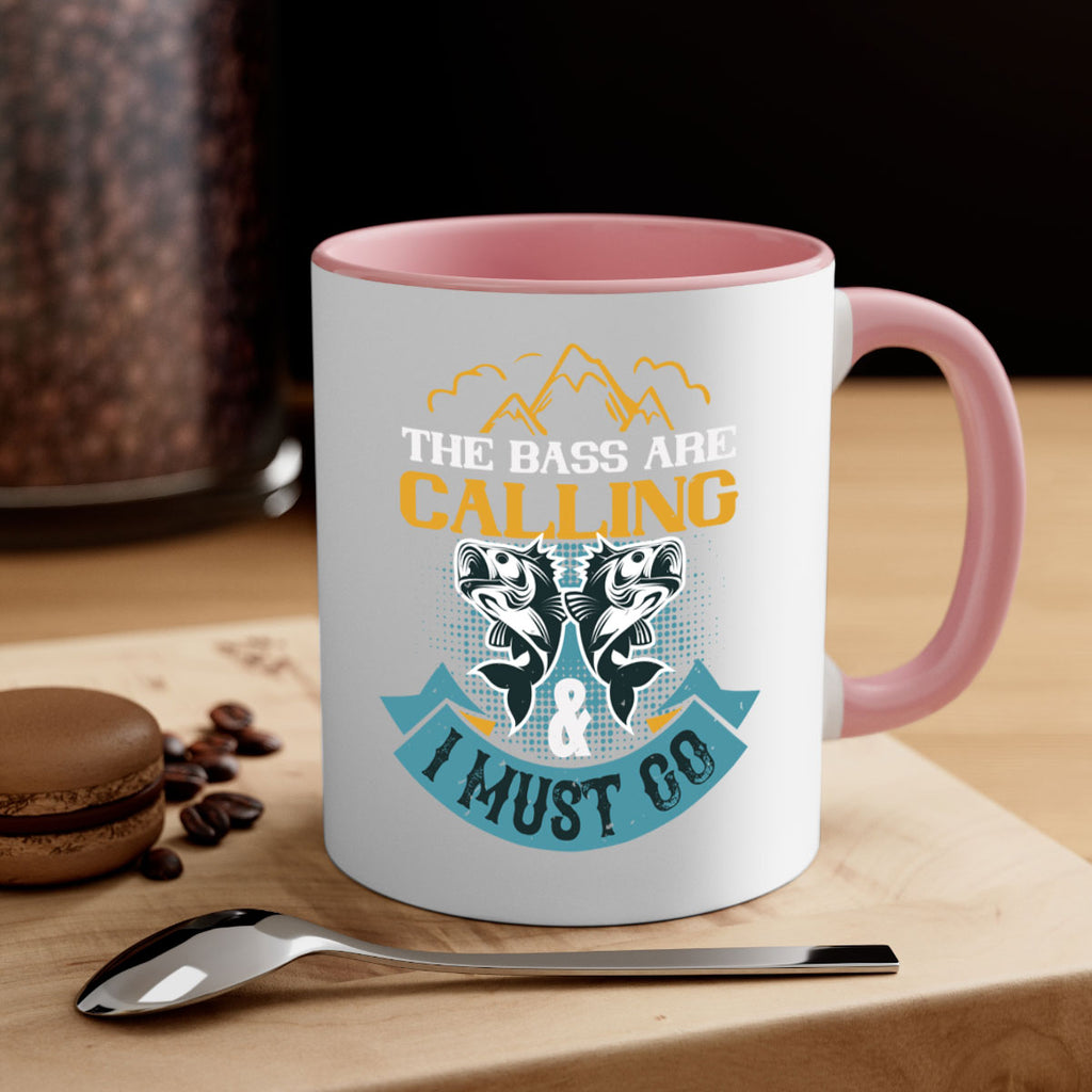 the bass are calling 30#- fishing-Mug / Coffee Cup