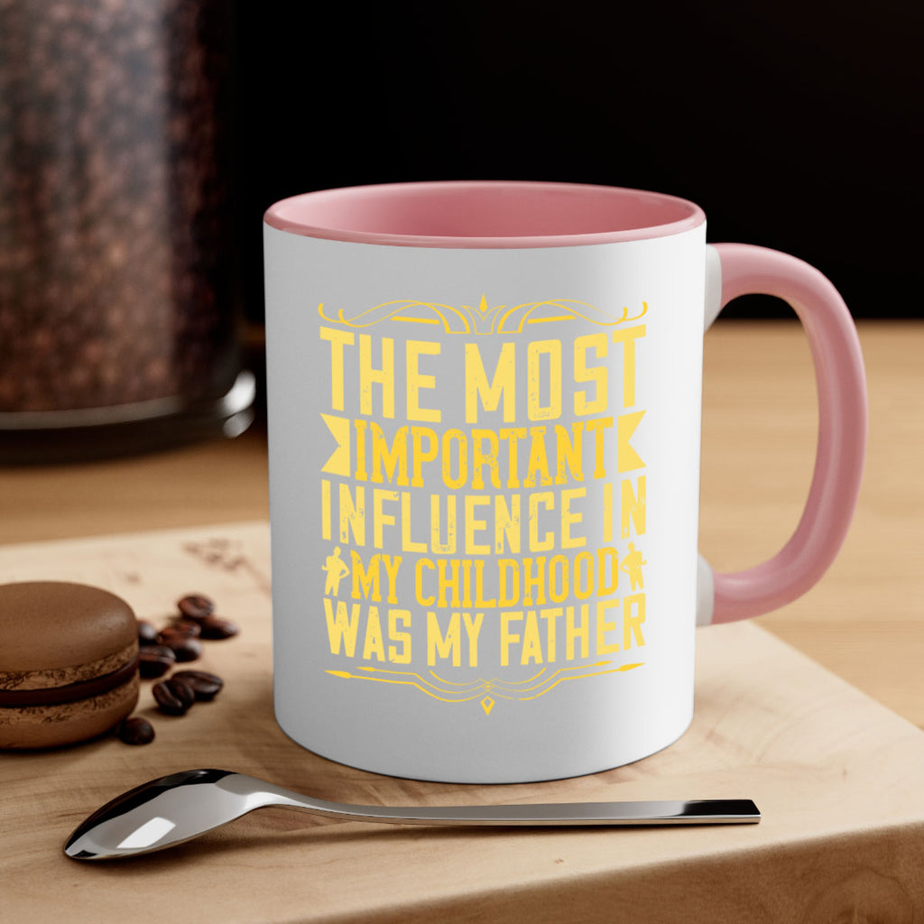 the most important influence in my childhood was my father 16#- parents day-Mug / Coffee Cup