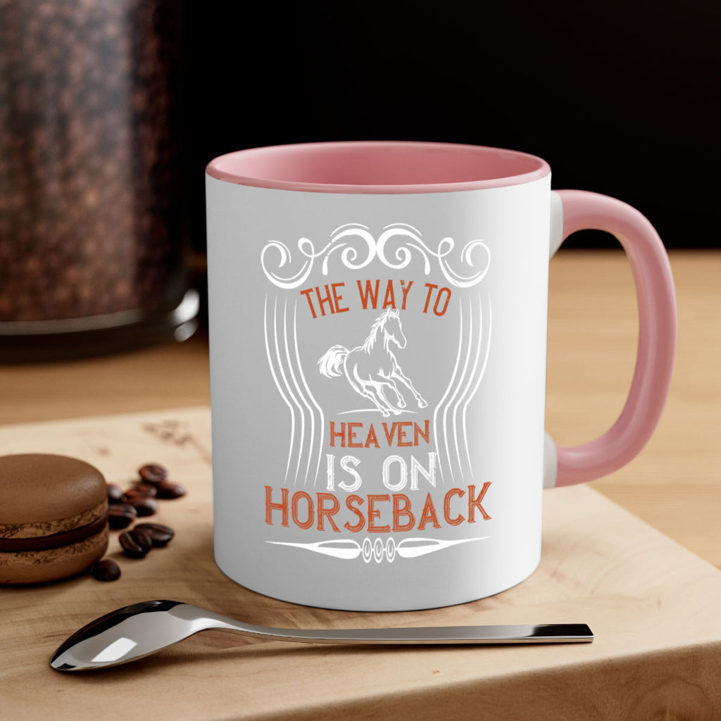 the way to haeven is on horseback Style 19#- horse-Mug / Coffee Cup