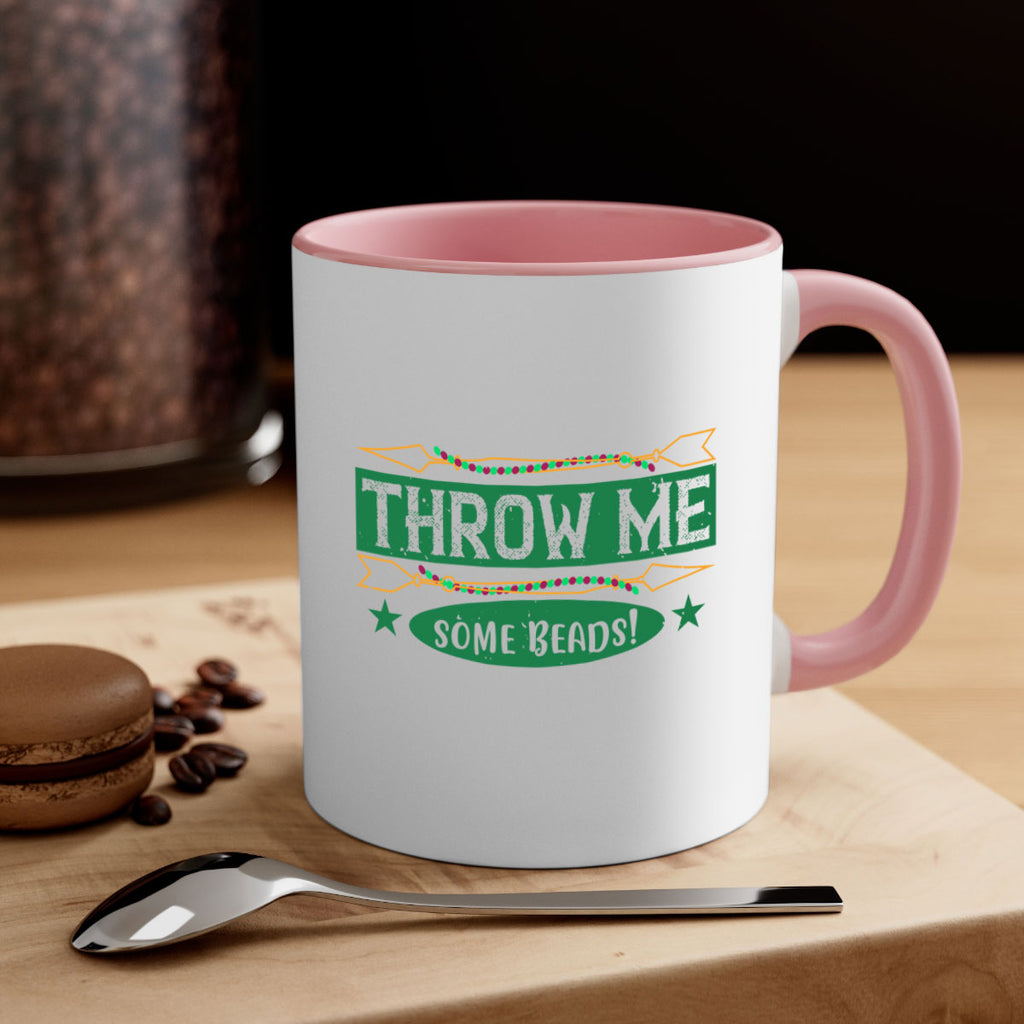 throw me some beads 34#- mardi gras-Mug / Coffee Cup