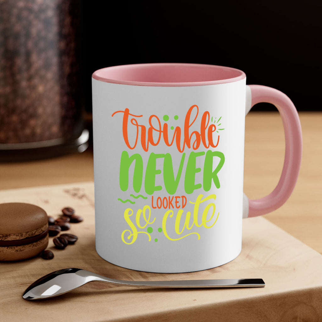 trouble never looked so cute 361#- mom-Mug / Coffee Cup