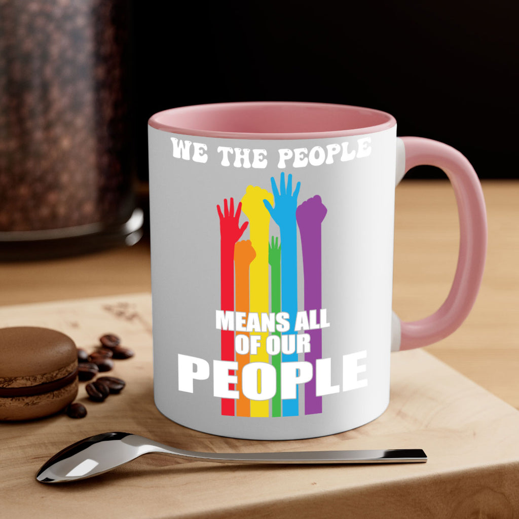 we the people means all lgbt 4#- lgbt-Mug / Coffee Cup