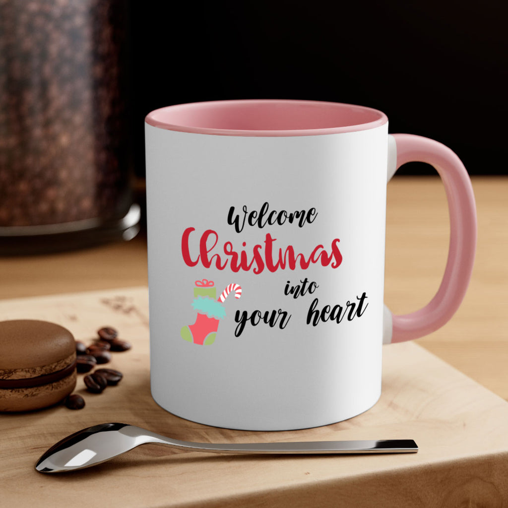 welcome christmas into your heart style 1232#- christmas-Mug / Coffee Cup