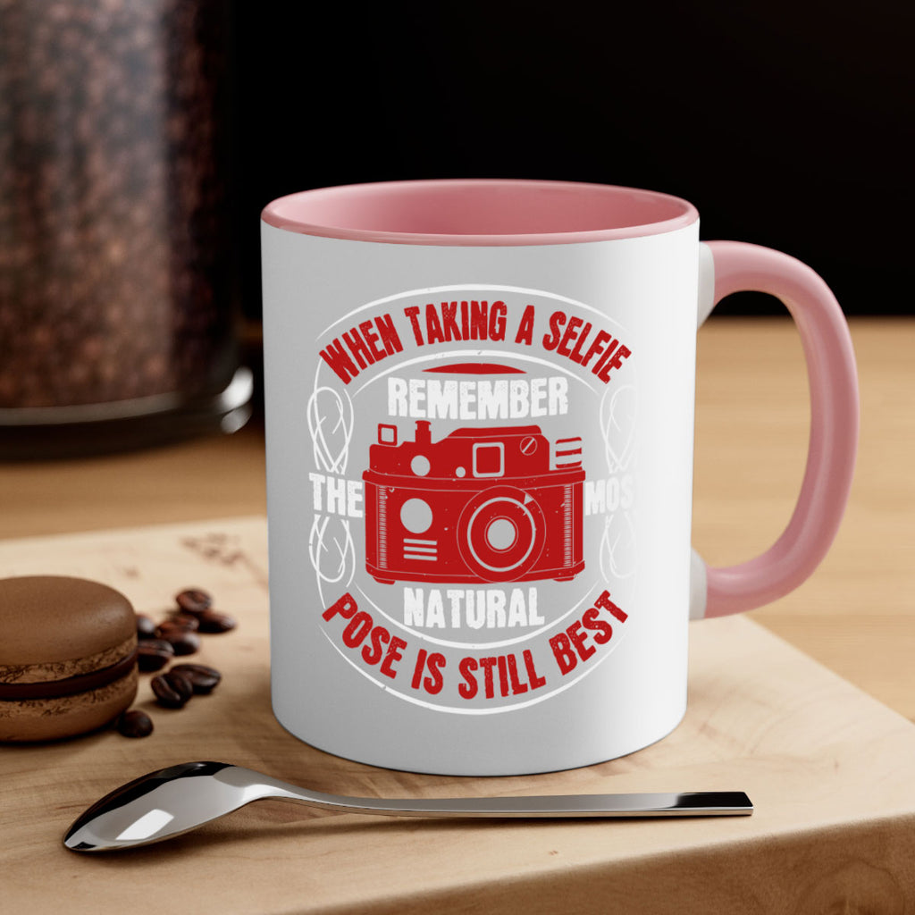 when taking a selfie remember 5#- photography-Mug / Coffee Cup