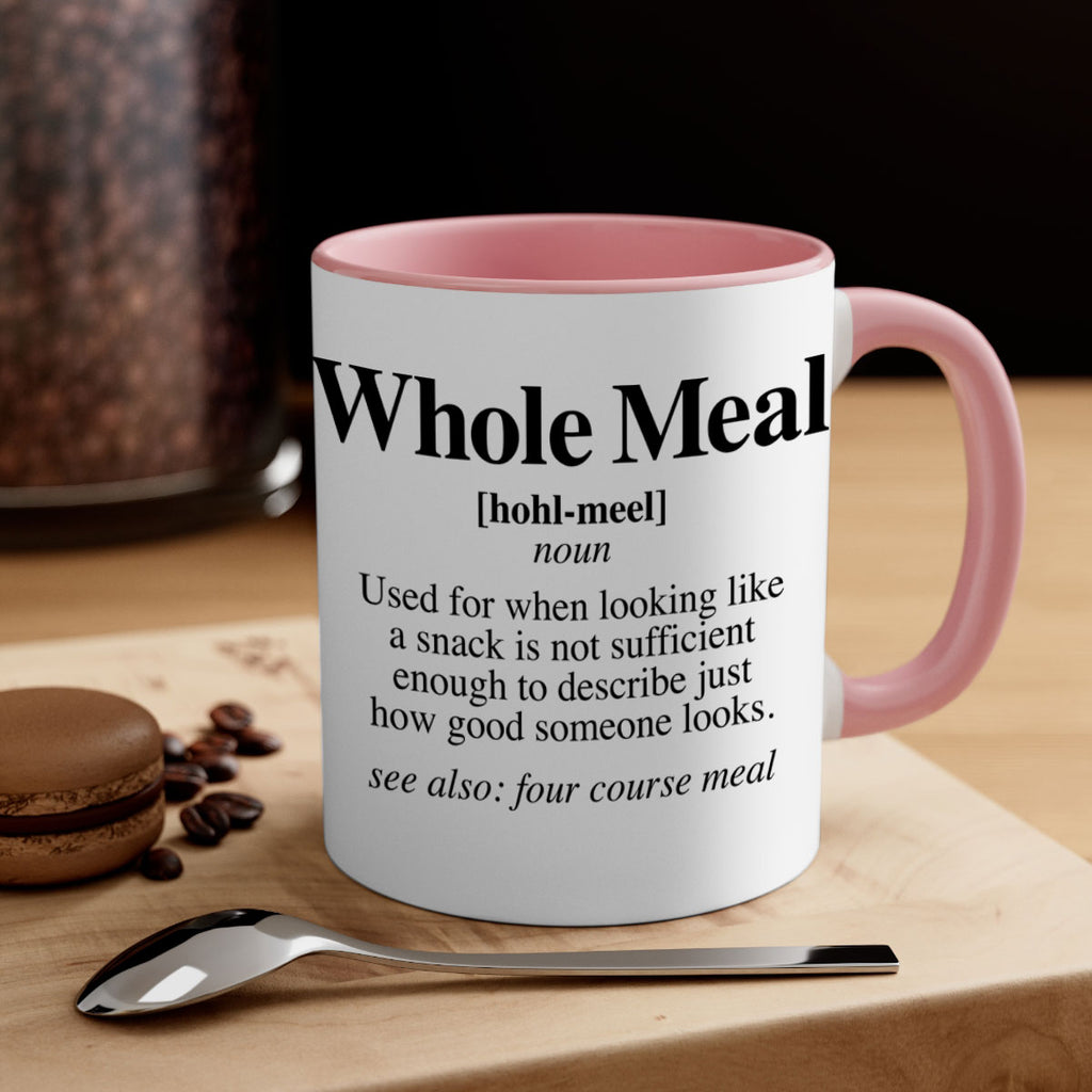 whole meal 10#- black words - phrases-Mug / Coffee Cup