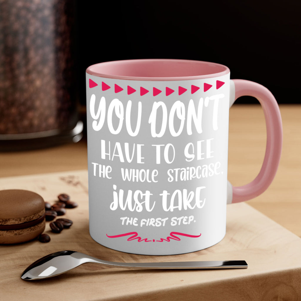 you don't have to see the whole staircase, just take the first step style 1250#- christmas-Mug / Coffee Cup