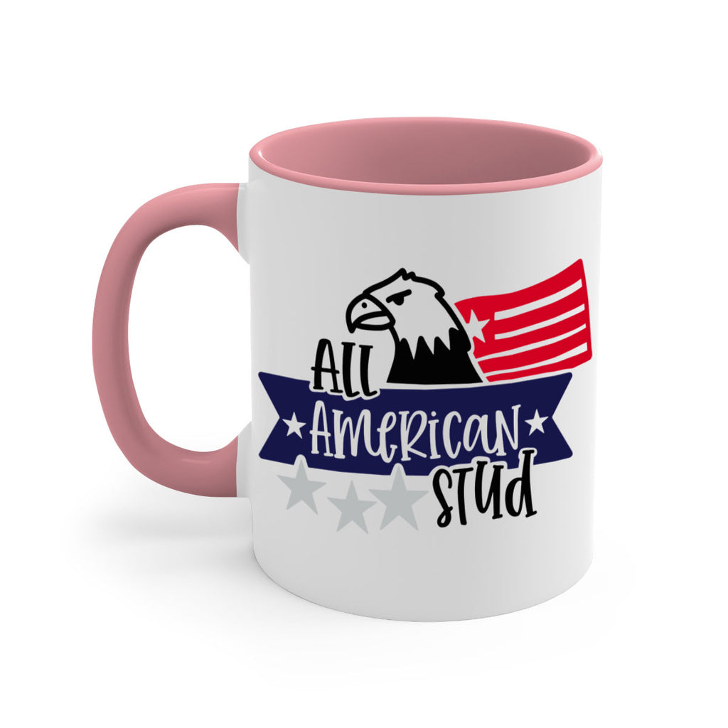 All American Stud Style 142#- 4th Of July-Mug / Coffee Cup
