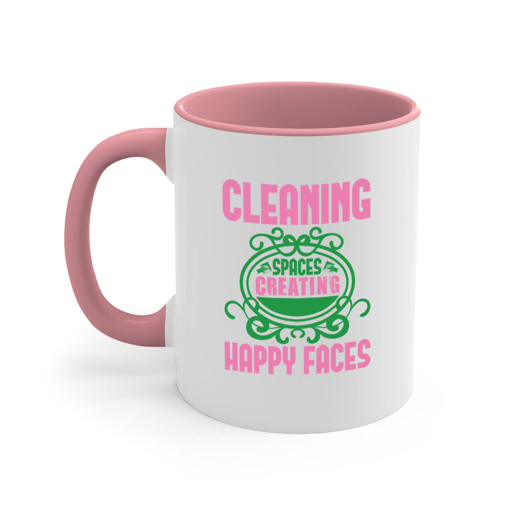 Cleaning spaces creating happy faces Style 41#- cleaner-Mug / Coffee Cup